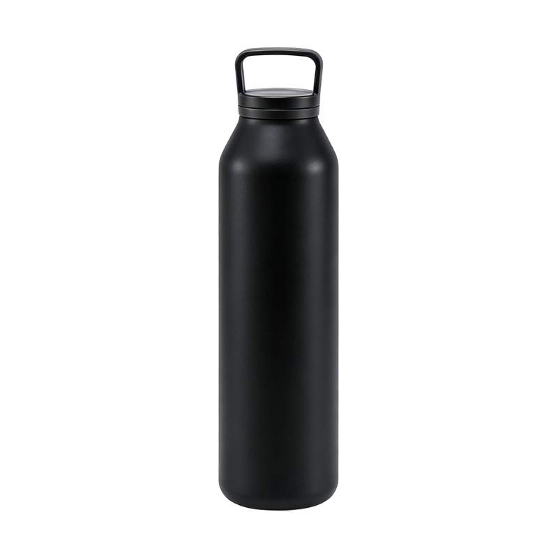Sticlă de metal negru